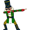 Christmas Soldier Dabbing Nutcracker