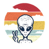 Alien Selfie Peace