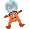 Rabbit In Space Suit