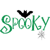 Spooky Design In Green