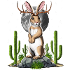 Jackalope Cryptid Rabbit