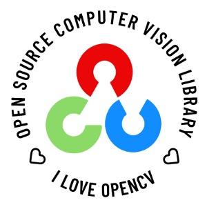 I Love OpenCV (Dark Logo)