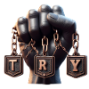 Hand with TRY Plaques