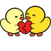 Duckie and Duck Heart Puzzle