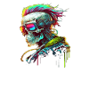 Cyberpunk Skull