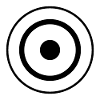 Black and White Bullseye
