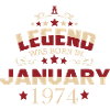 January 1974 birthday