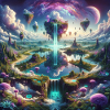 Fantasy Skylands: Surreal Landscape