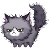 Grumpy Cat Messy Hair
