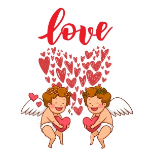 Cupid Love Designs, cupid love angel vibration.