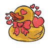 RUBBER DUCKY IN LOVE