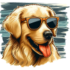 Golden Retriver Art