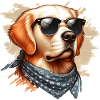 Golden Retriver Art