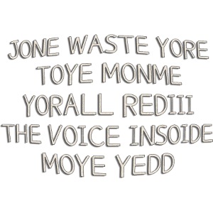 Jone Waste Yore Toye Oil Painting