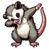 Dabbing Opossum