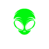 Alien Face Extraterrestrial Space