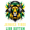 Jamaica lion reggae design