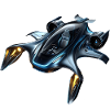Sleek Futuristic Flying Car