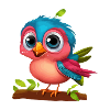 Cute Bird cartoon