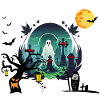 Ghost grave yard