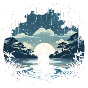 Find Your Zen: Meditative Silhouette in GentleRain