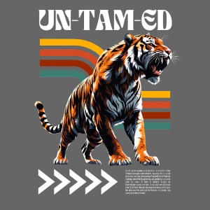 Unleash Your Wild Side: Fierce Tiger Print Design
