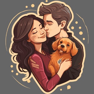 Couple with Dog