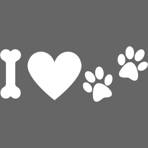 I Love Dog Prints