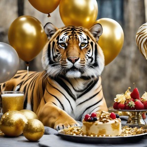 "Festive Tiger Souvenirs Parties Special Events"