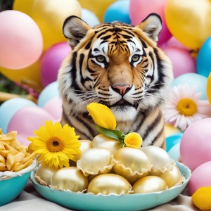 "Unleash the Fun with Tiger-themed Party Souvenir