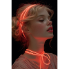 girl with lights