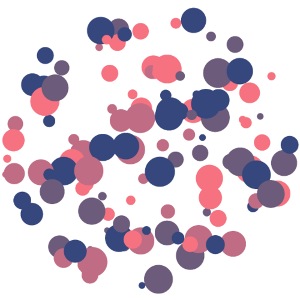 abstract circles pattern