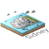 Geometric low poly Sydney