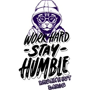 Work Hard Cat