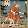 Retro Prank Kangaroo Design