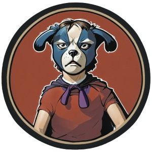 Dogboy Adventutes Red Circle Logo