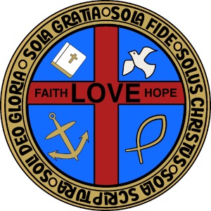 Five Solas Faith Hope Love Shirt–Christian Symbols