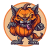 Halloween Werewolf Pumpkin