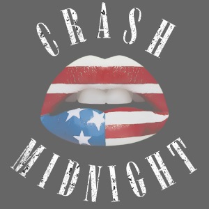 CRASH MIDNIGHT TOXIC LIPS T SHIRT