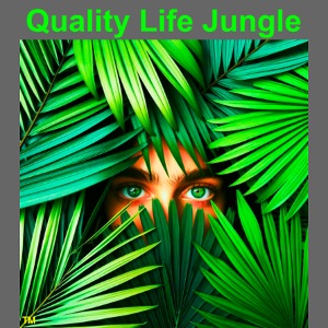 Quality Life Jungle Black Mug