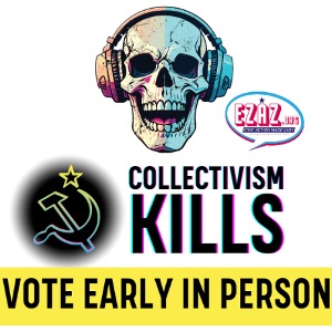 Collectivism Kills Transparent -black font