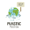 Earth Suffering Plastic Pollution