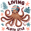 A funny sloth octopus