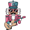 Nutcracker Playing Guitar