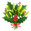 Festive Holly Botanical Design