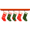 christmas socks t shirt design