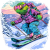 Chameleons Ski / Skiers Chameleon