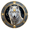 Lunar Wolf Portrait