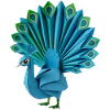 Origami Peacock