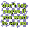 Assertive Choice Checkerboard Tee